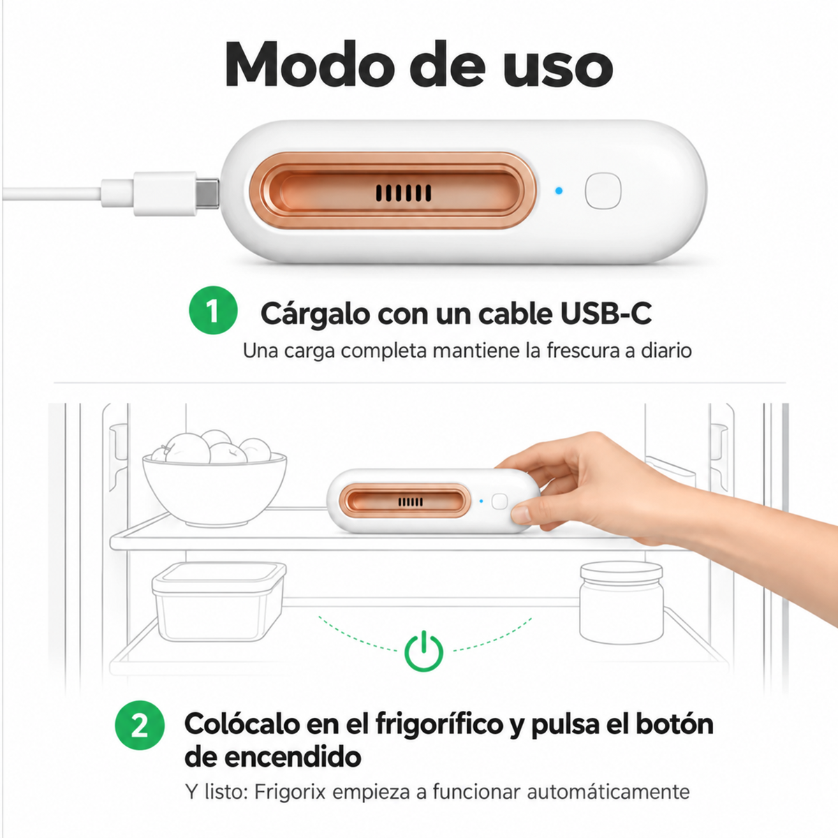Frigorix™ – Mantén tus alimentos frescos 4 veces más tiempo